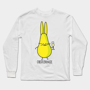 Easter bunny with fruit schnapps Long Sleeve T-Shirt